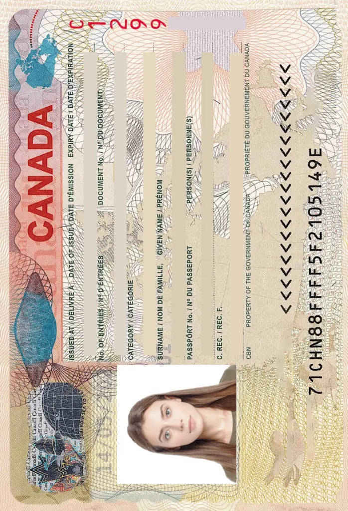 Photo pour visa Canada