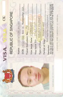 新加坡签证照片