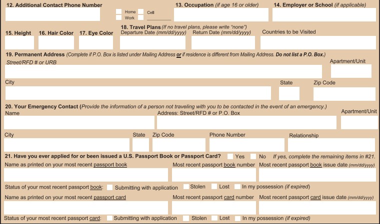 How Complete DS 11 Passport Form Printing Requirements How Complete DS 11 Passport Form Printing Requirements