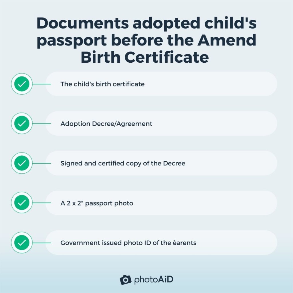 How To Get A Passport For An Adopted Child [documents & More]