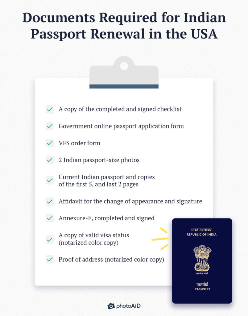 How To Renew An Indian Passport In USA Checklist For 2025 