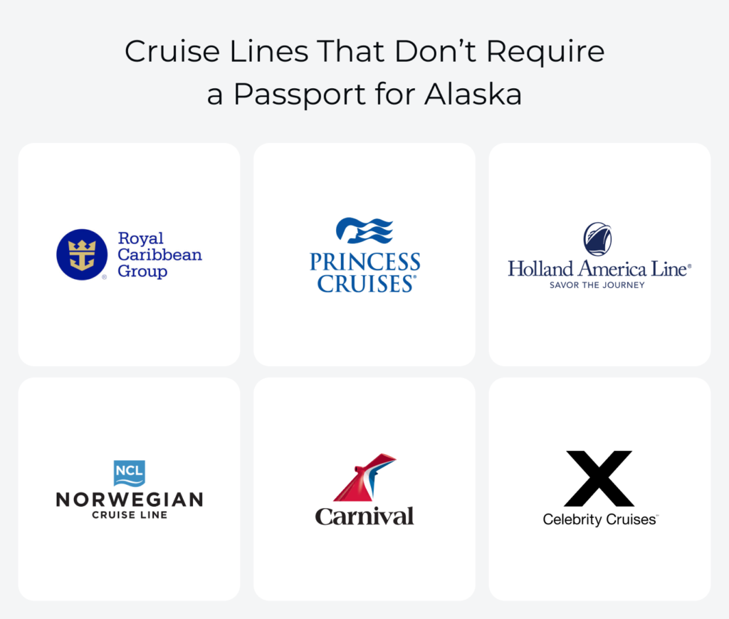 Six cruise lines you can take to go to Alaska without a passport.