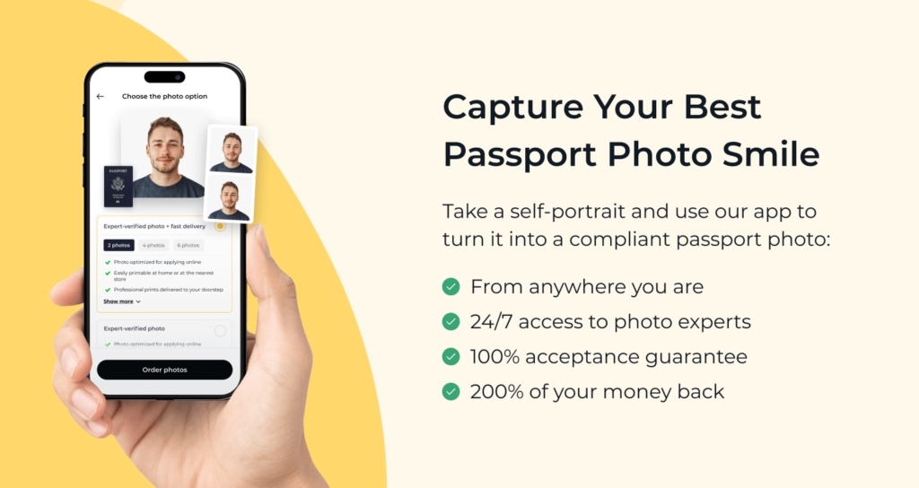 Benefits of taking a verified passport photo with PhotoAiD.