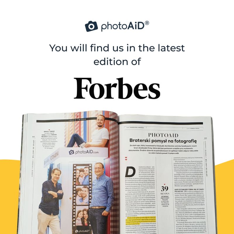 PhotoAiD featured in the September 2024 issue of Forbes Poland