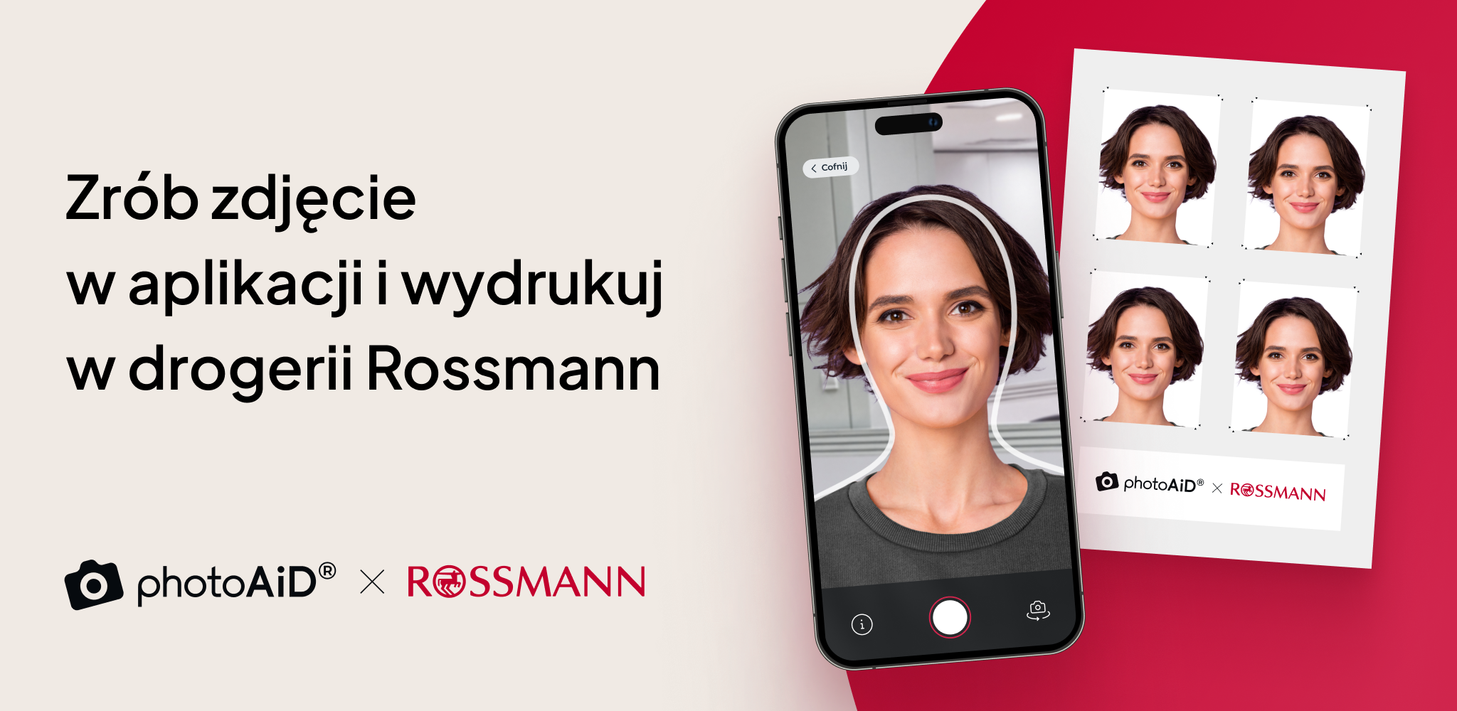 Zrób zdjęcie w aplikacji Foto Dokumenty i wydrukuj w drogerii Rossmann