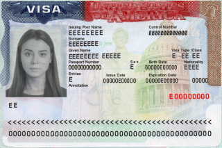 Foto para la visa americana