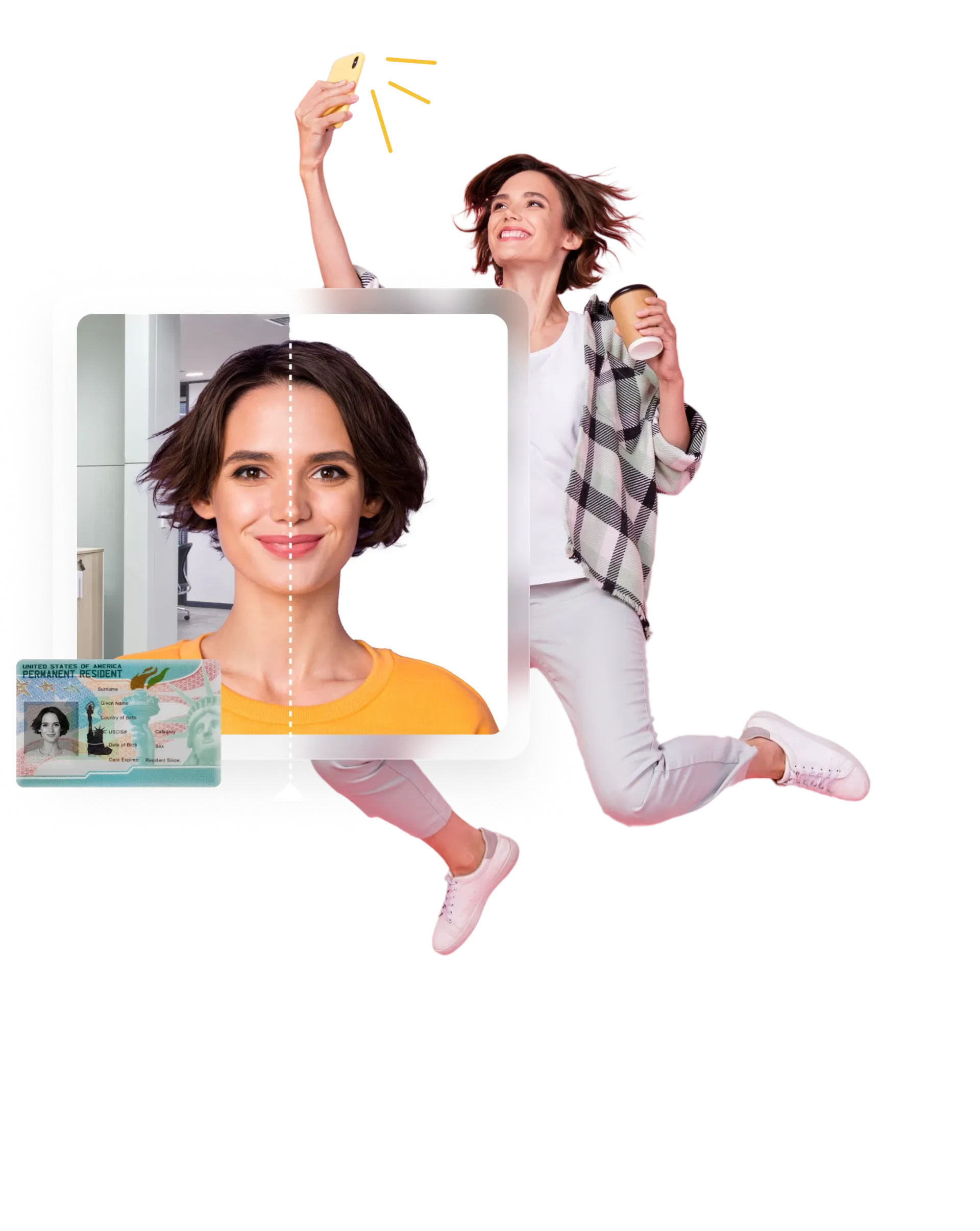 Green card photo check