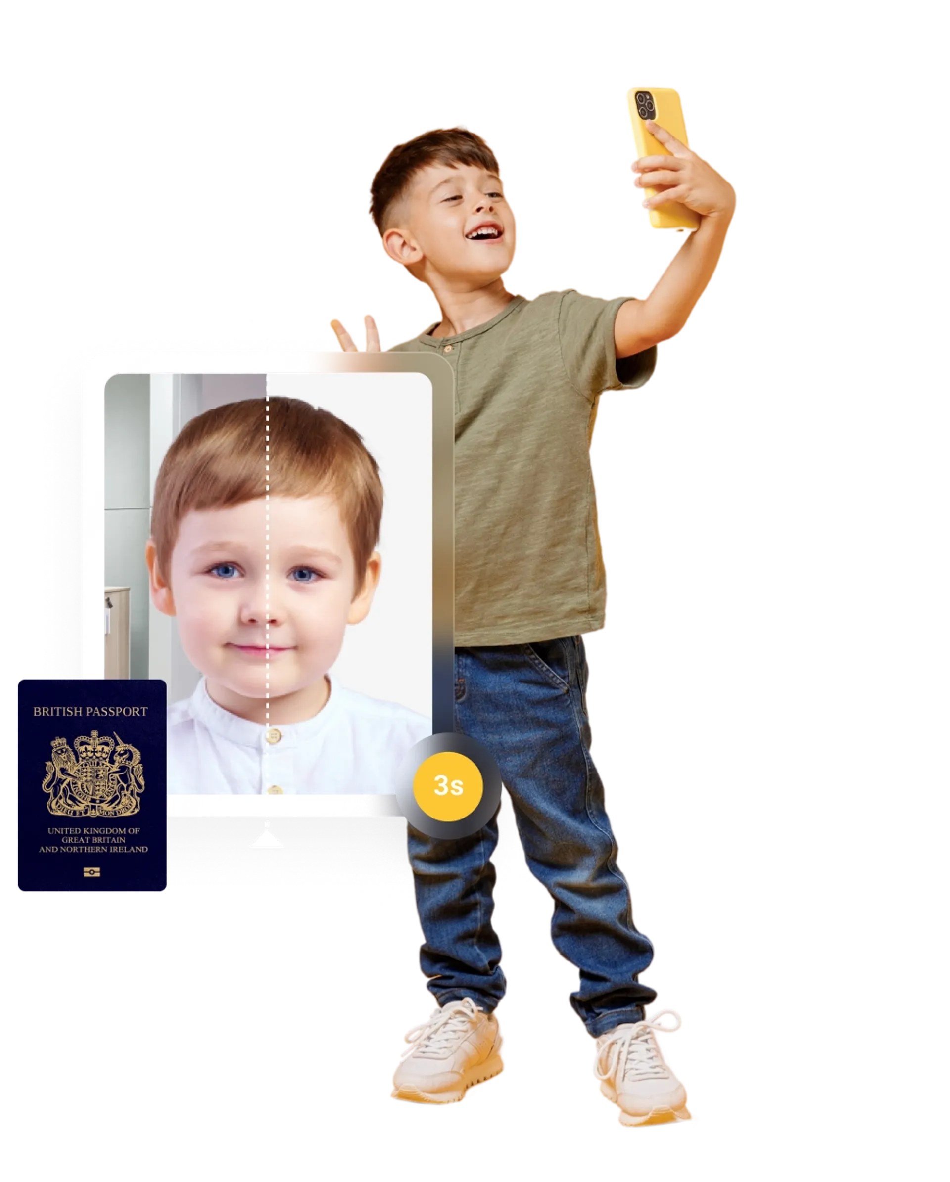 Passport photos examples