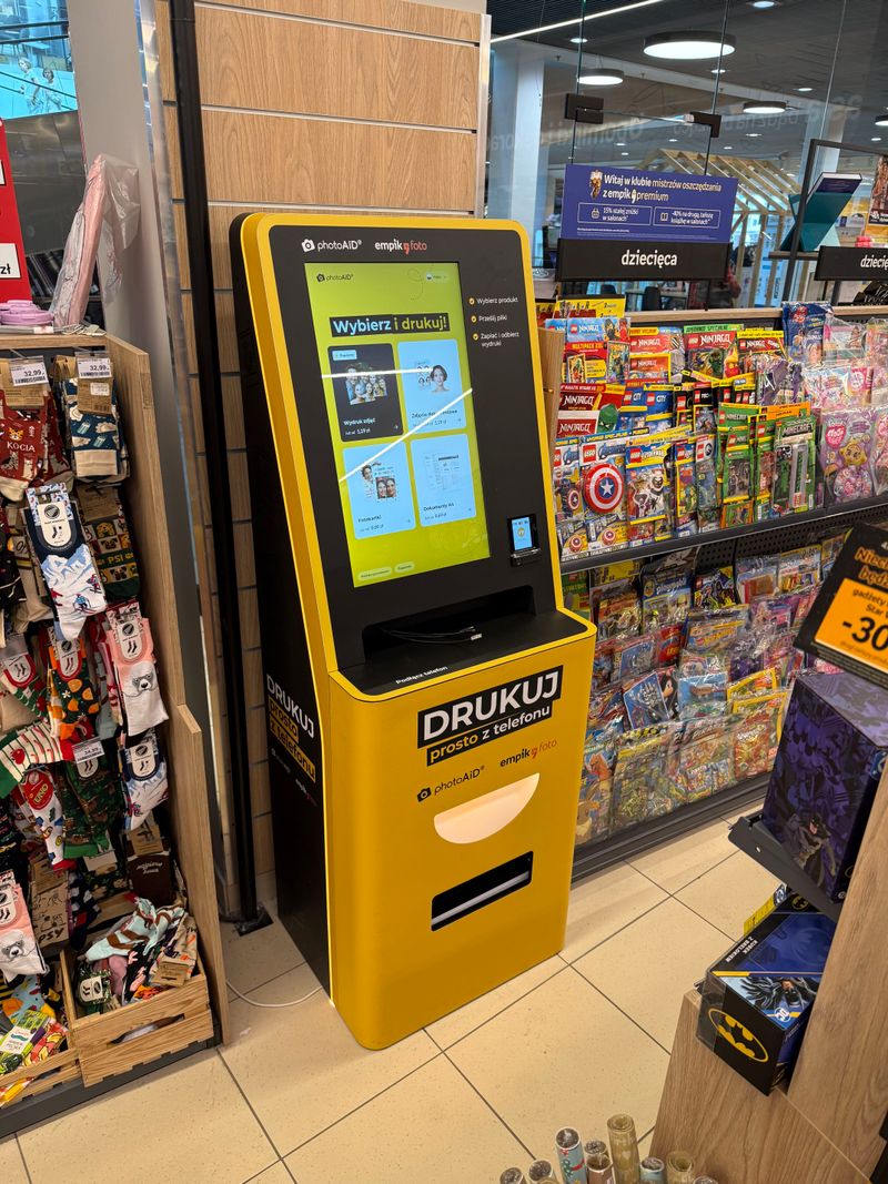 Foto kiosk PhotoAiD w salonie Empik Galeria Przymorze w Gdańsku