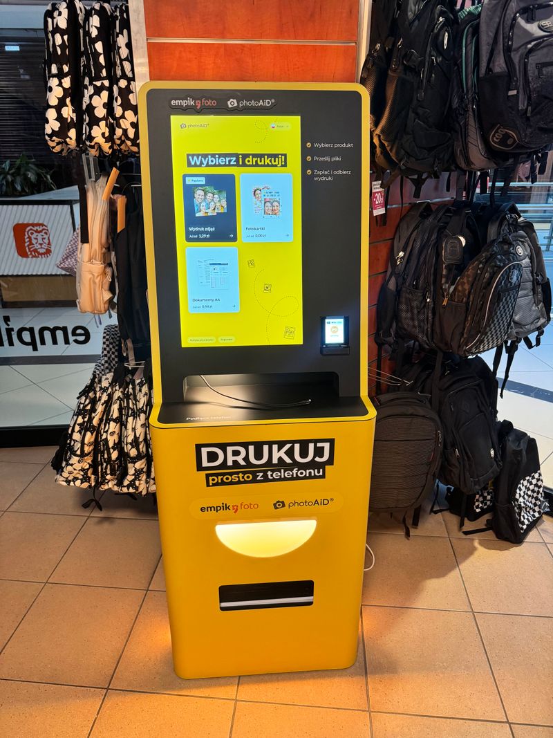 Foto kiosk PhotoAiD w salonie Empik w Lublin Plaza w Lublinie