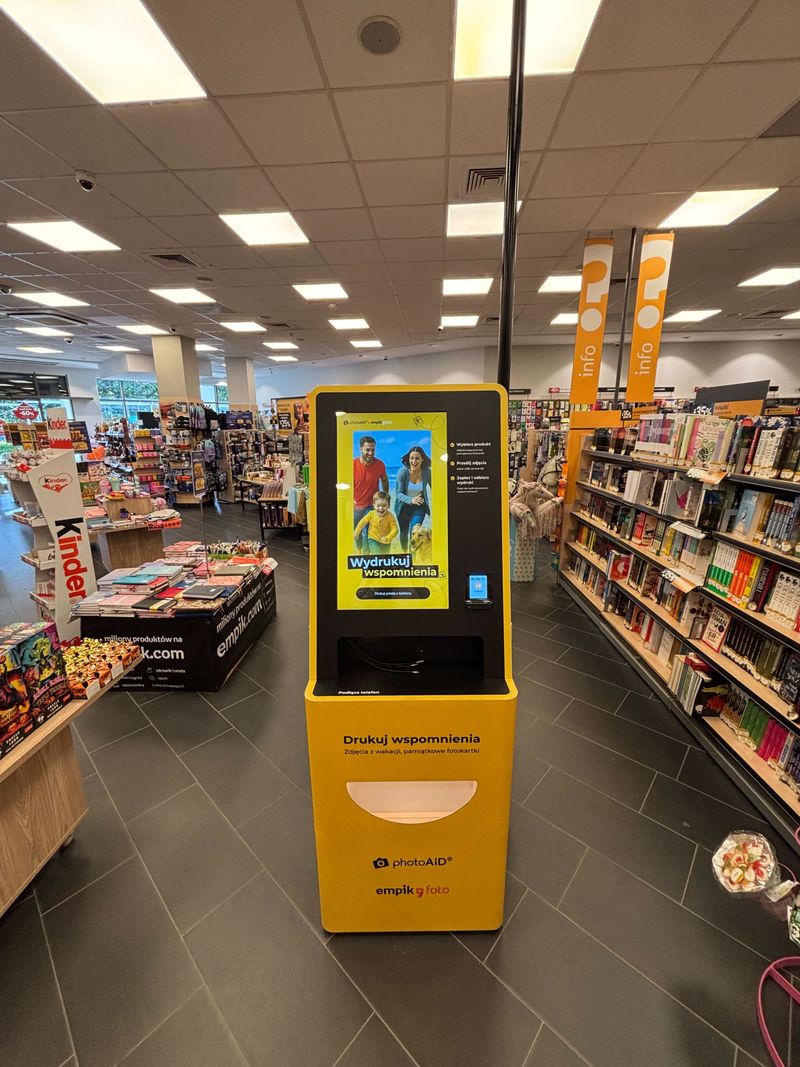 Foto kiosk PhotoAiD w salonie Empik Sopot Promenada