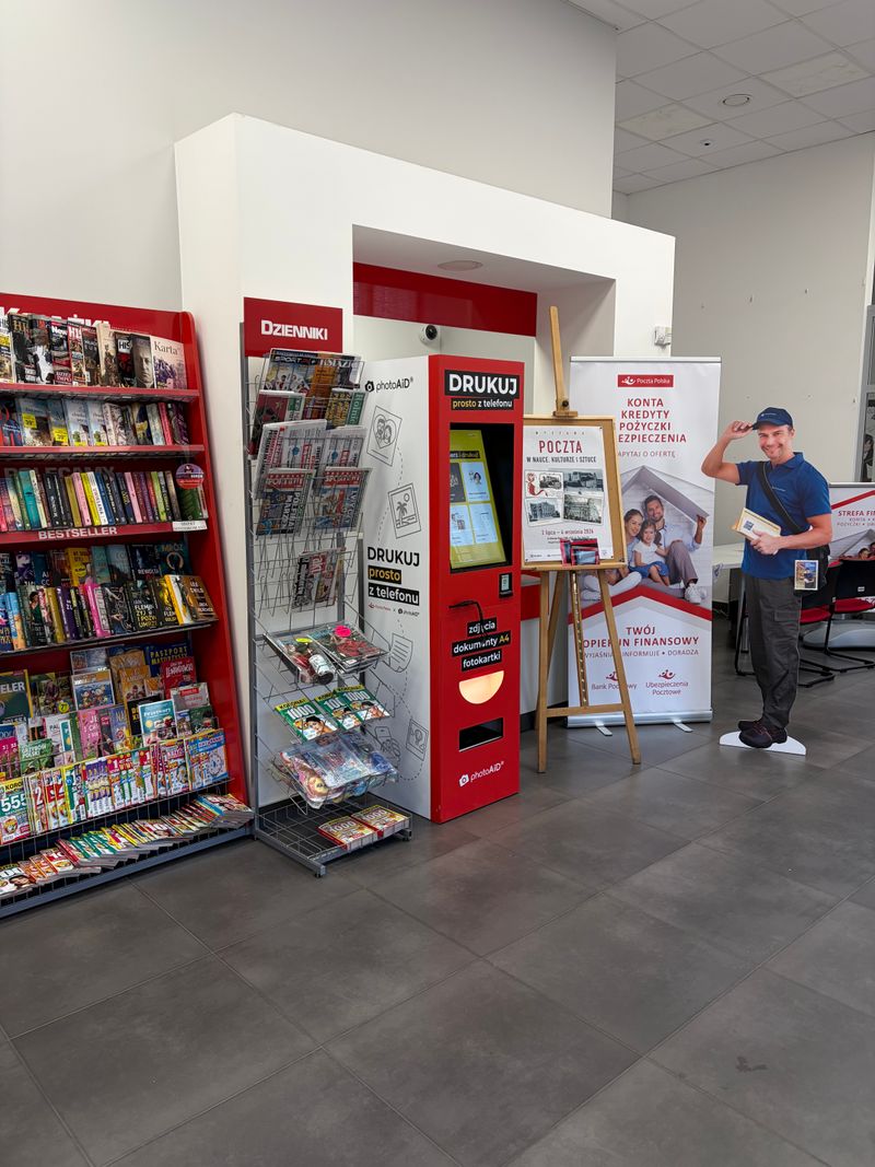 Foto kiosk PhotoAiD w Kraków: wywoływanie zdjęć i fotokartki