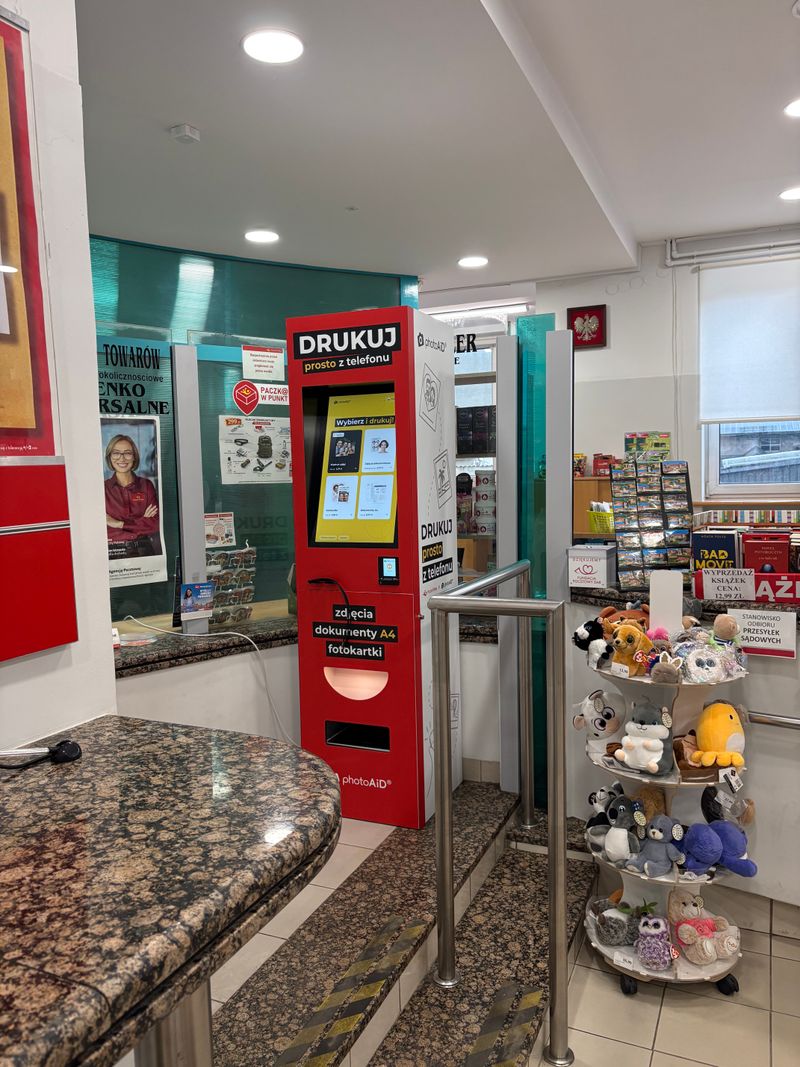 Foto kiosk PhotoAiD w Łańcut: wywoływanie zdjęć i fotokartki