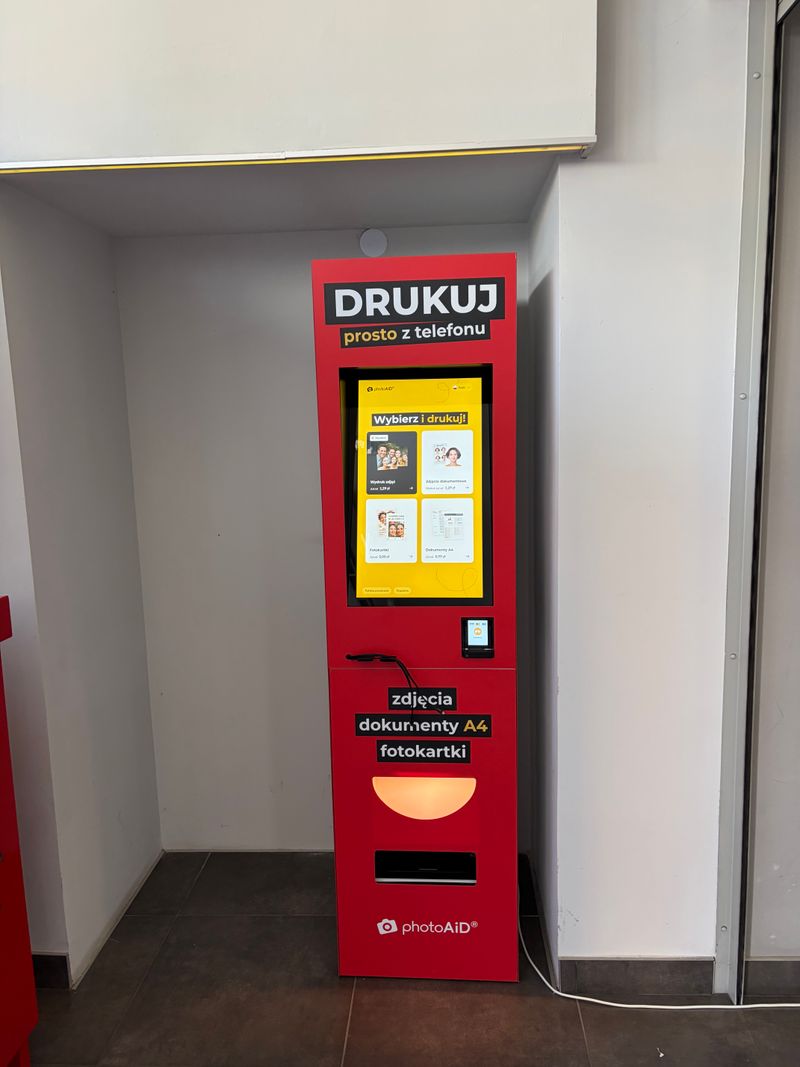 Foto kiosk PhotoAiD w placówce Poczty Polskiej w Sosnowiec