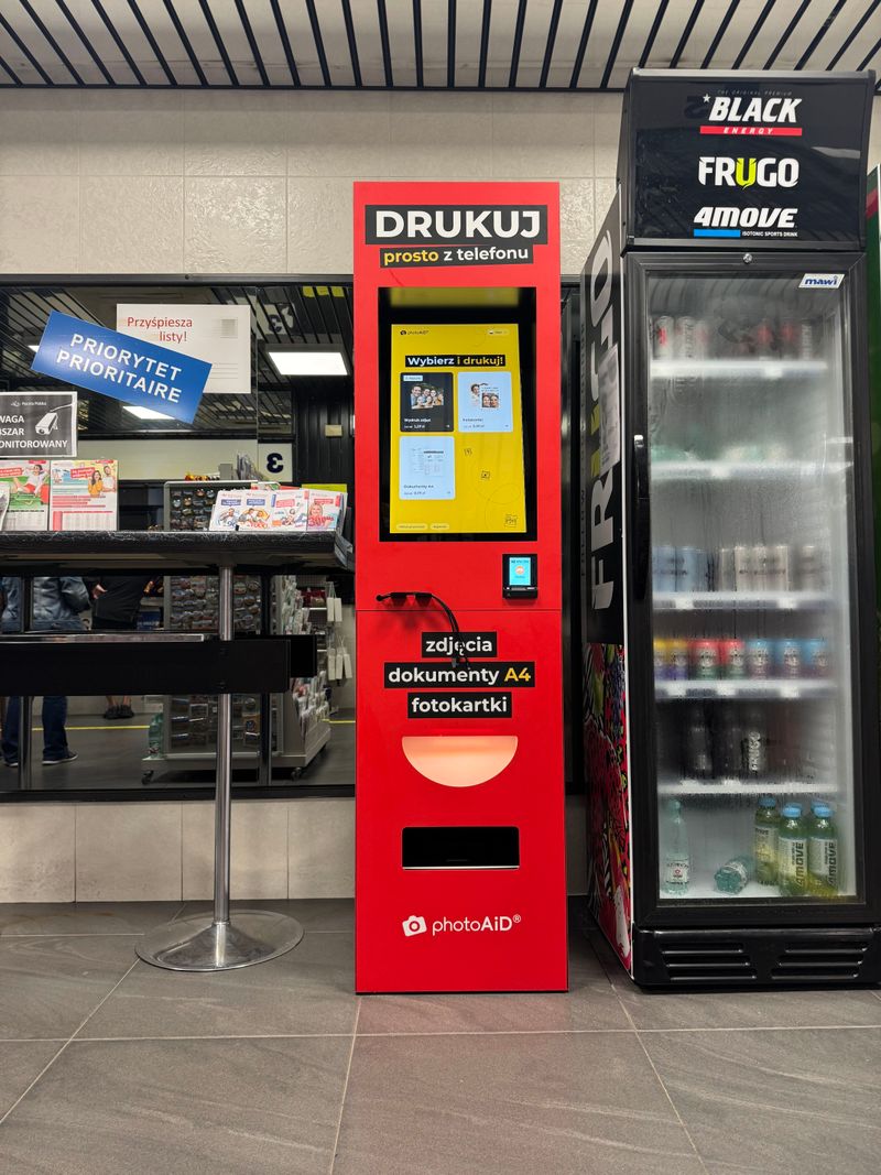 Foto kiosk PhotoAiD w placówce Poczty Polskiej w Tarnobrzeg