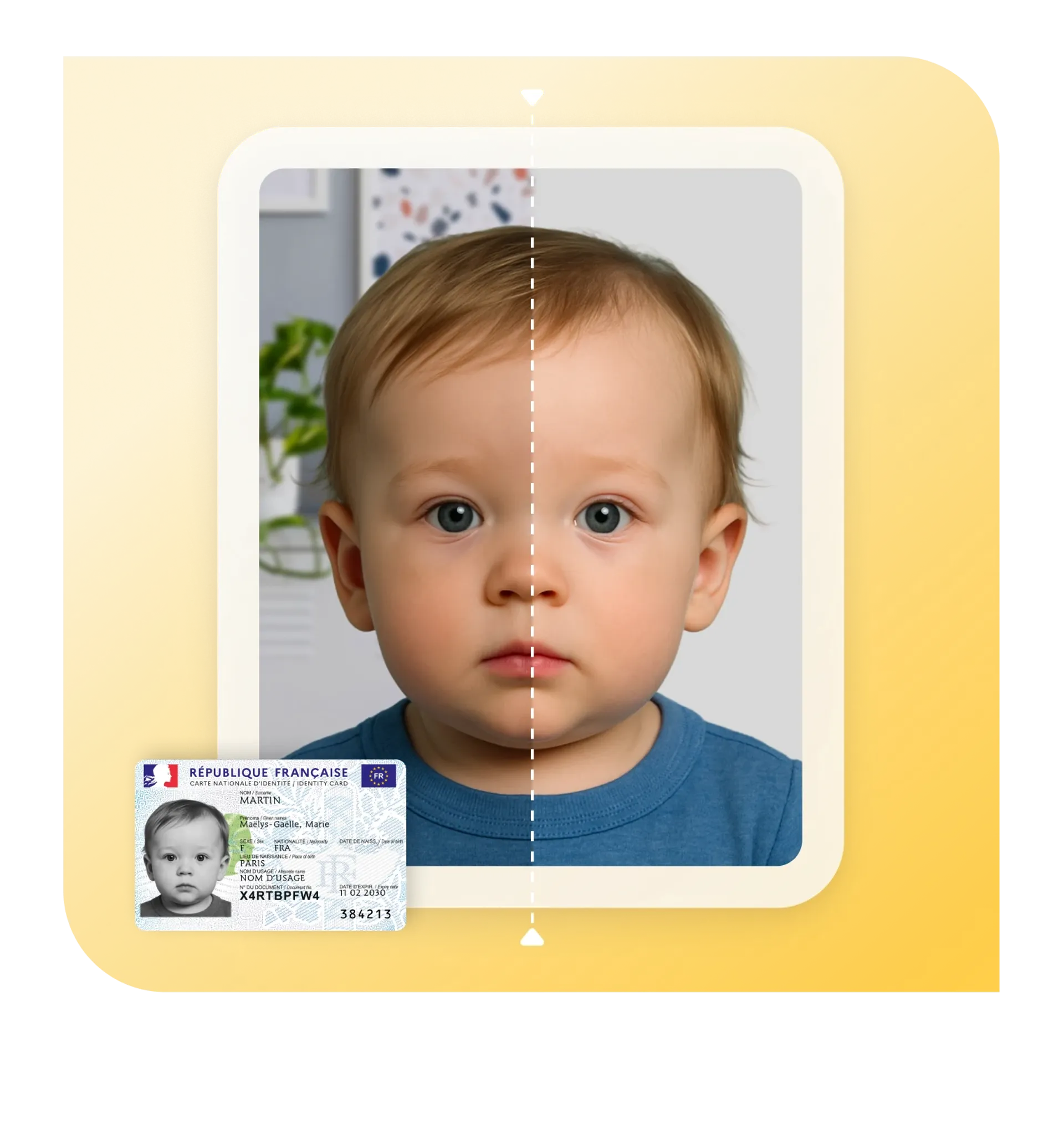 Photo carte d’identité bébé