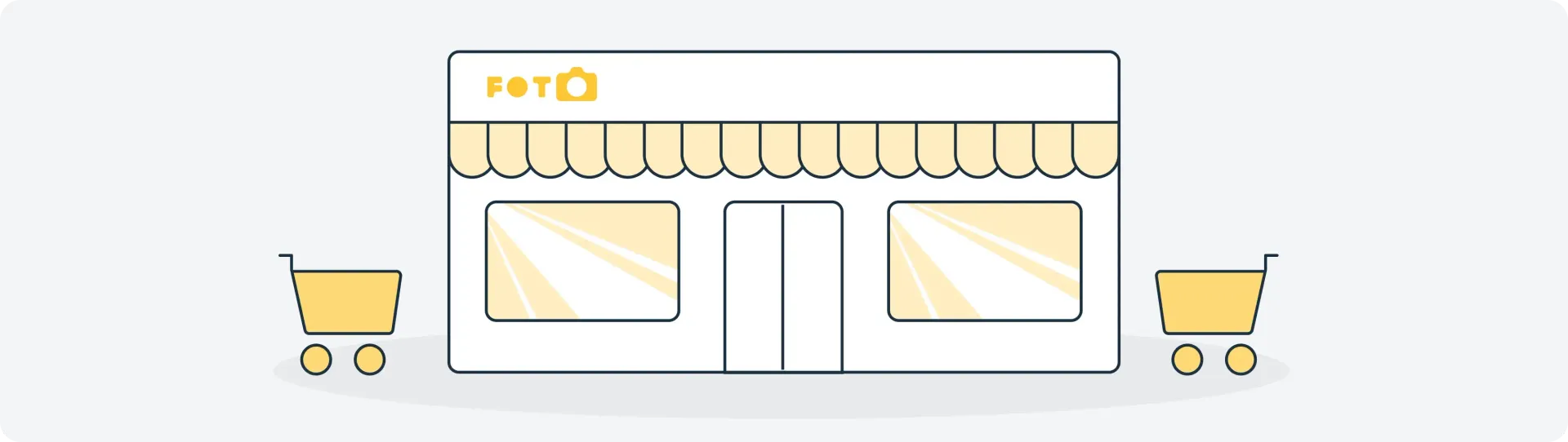 An image showing a shop where you can take in-store passport photos in the UK.