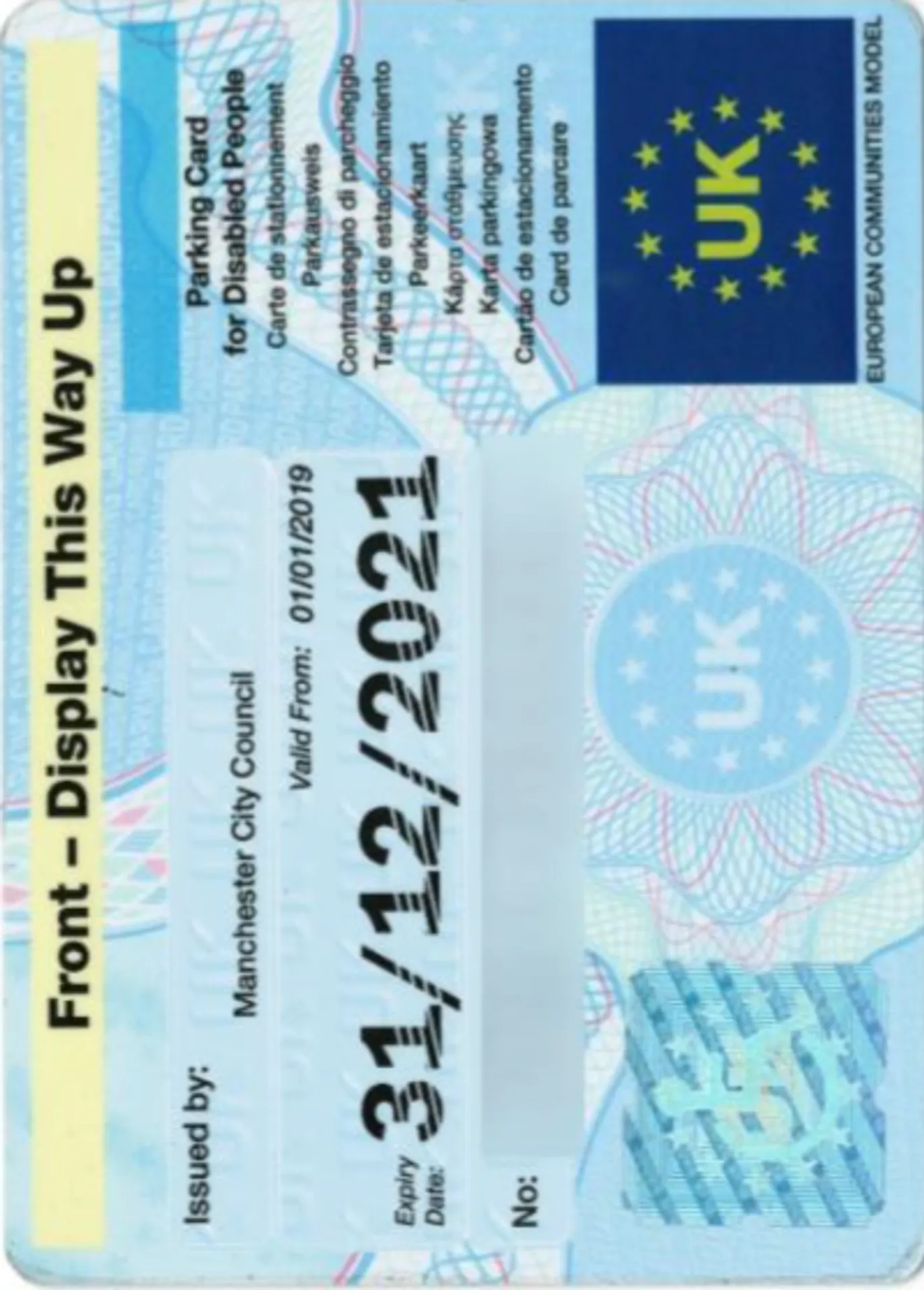 UK Blue Badge