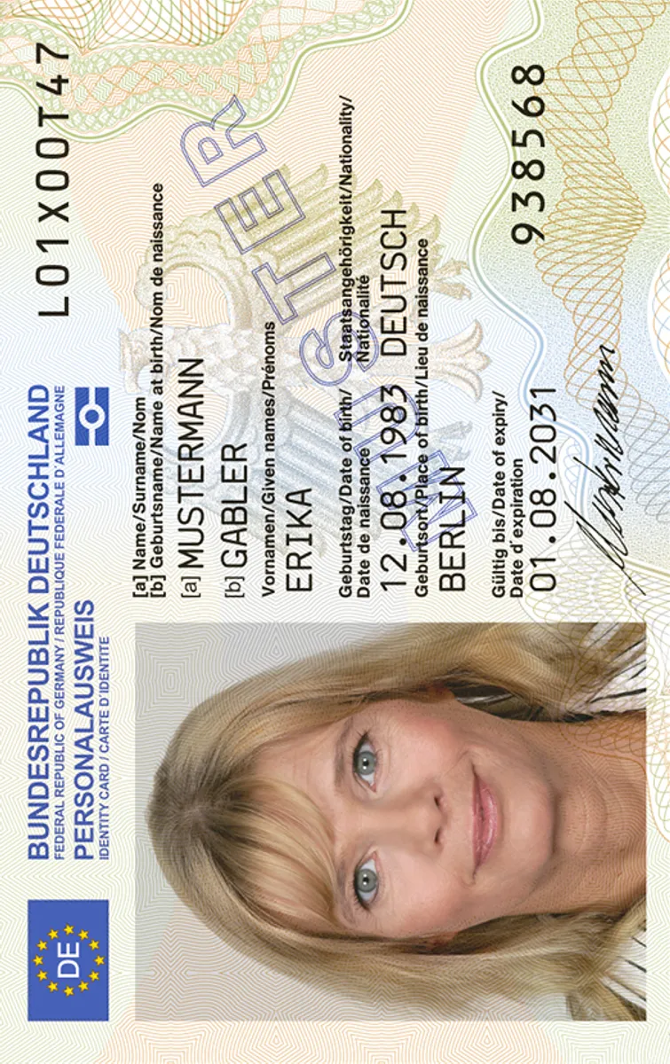 Was Brauche Ich Für Personalausweis Foto für den deutschen elektronischen Personalausweis