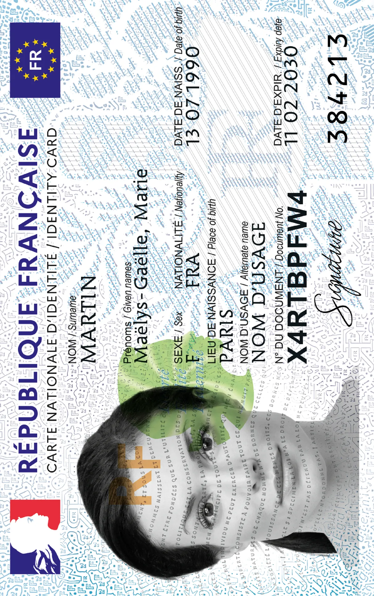 Photo pour carte d'identité