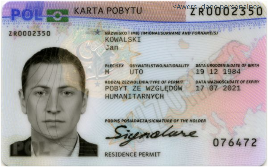 Zdjęcie do karty pobytu