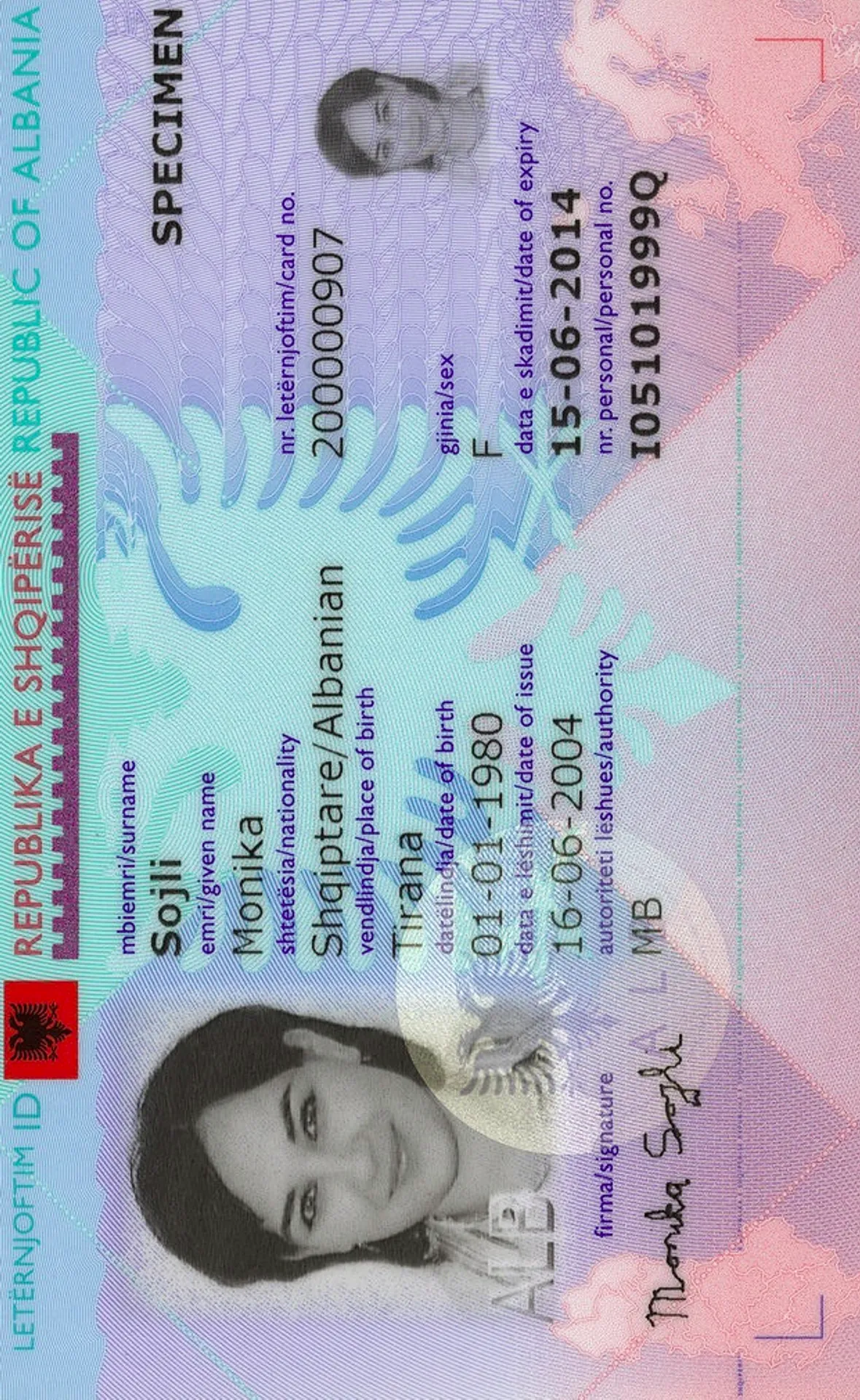 Karta e Identitetit Shqiptare