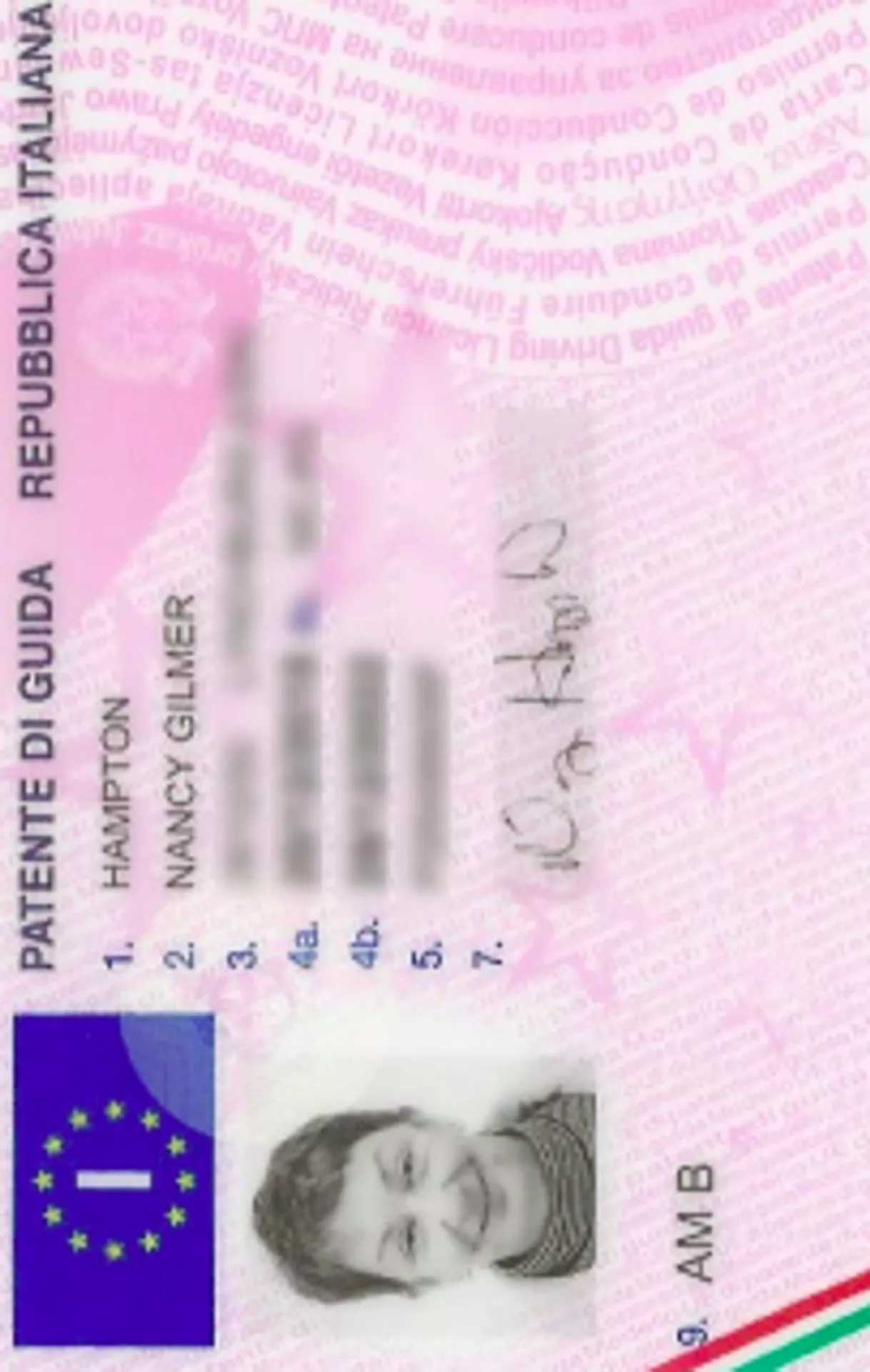 Foto per patente di guida