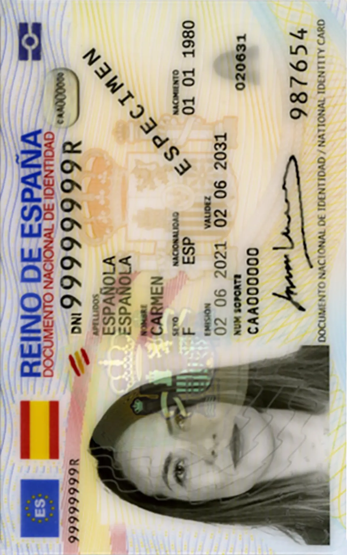 Foto para DNI