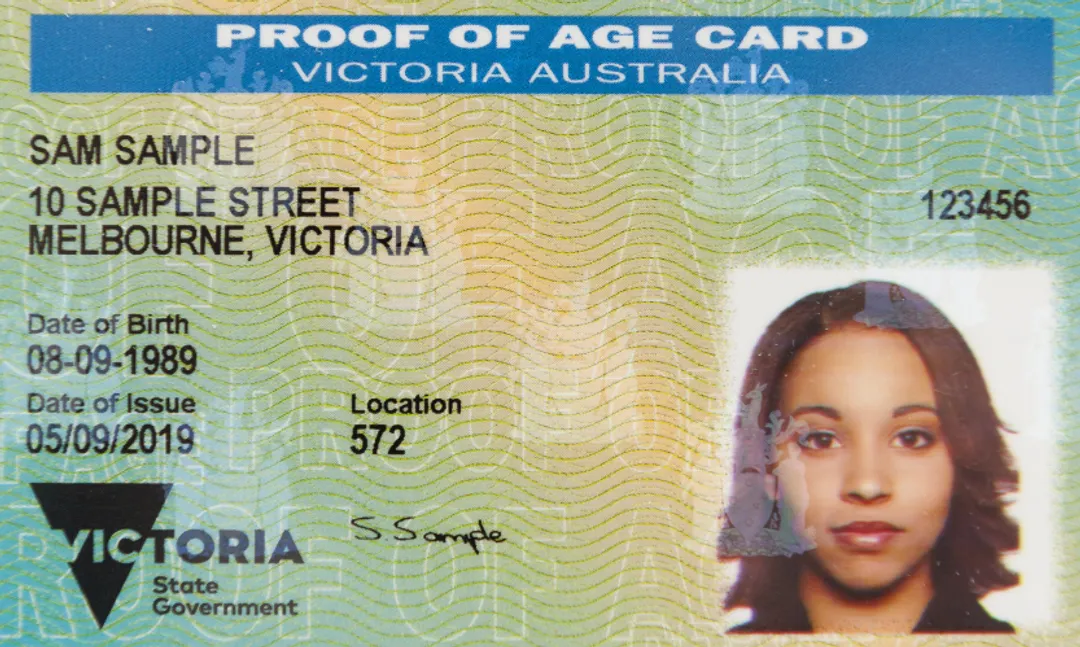 Photo for australian proof of age card