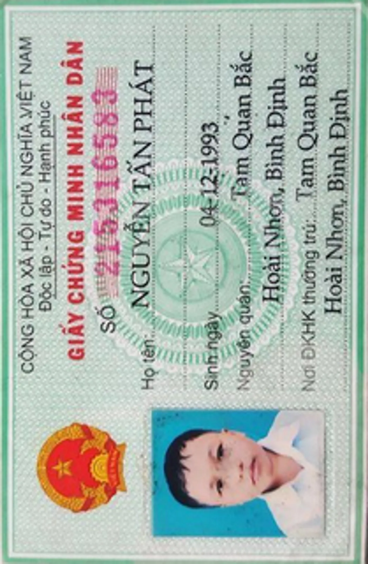 Thẻ căn cước công dân Việt Nam