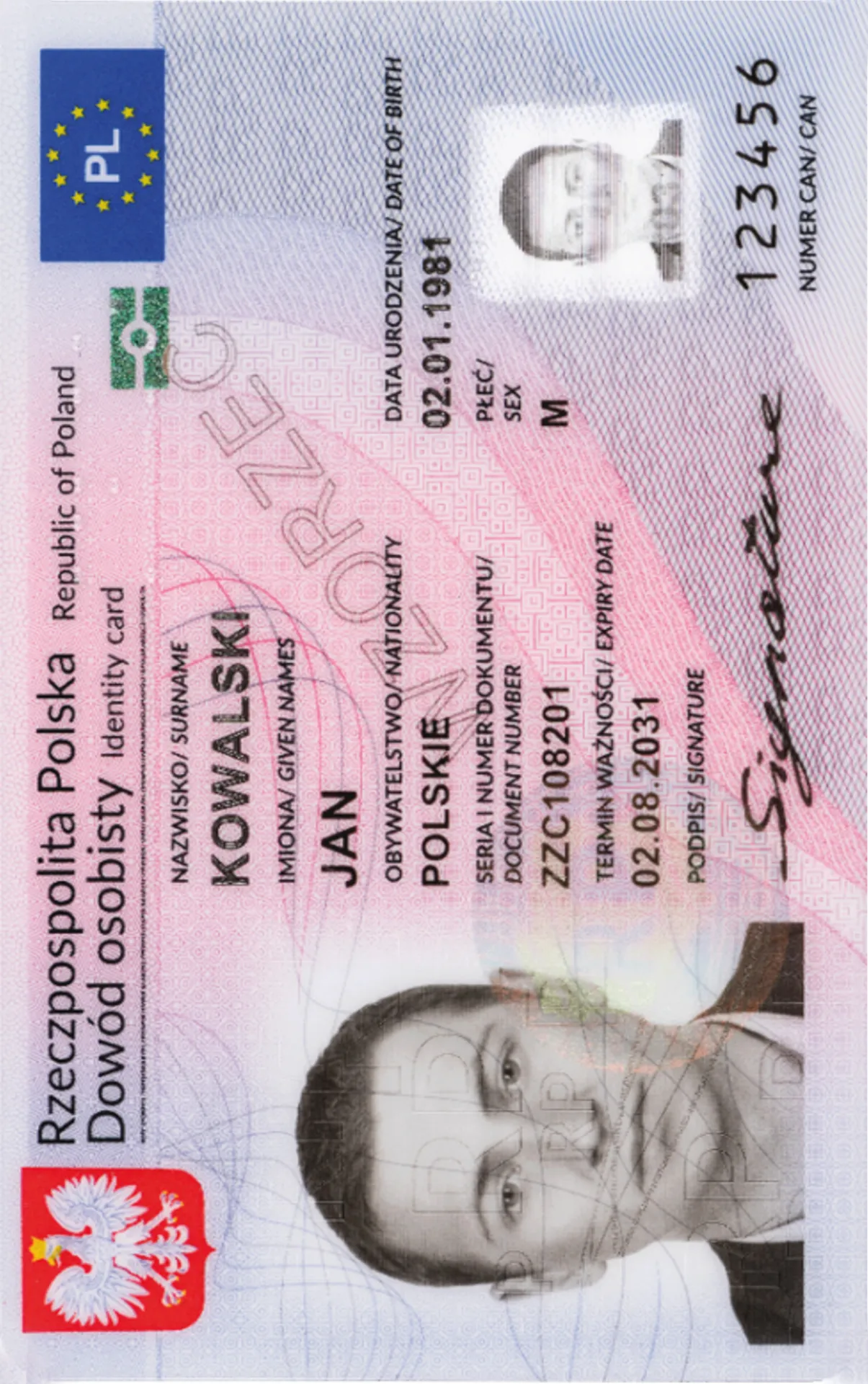 Zdjęcie do dowodu osobistego